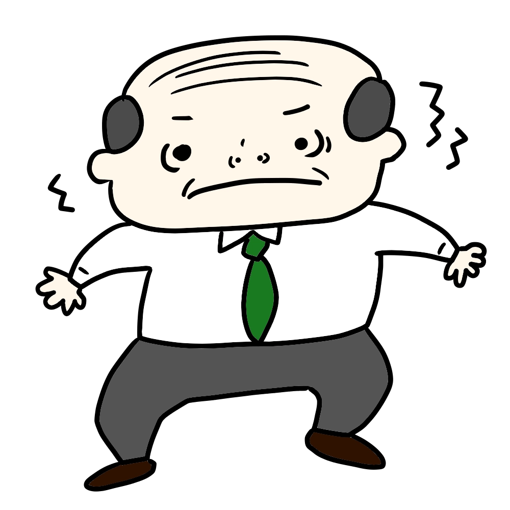 おじさんのイラスト