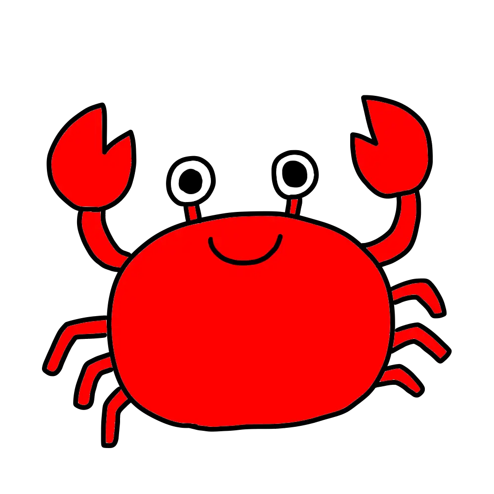 蟹のイラスト