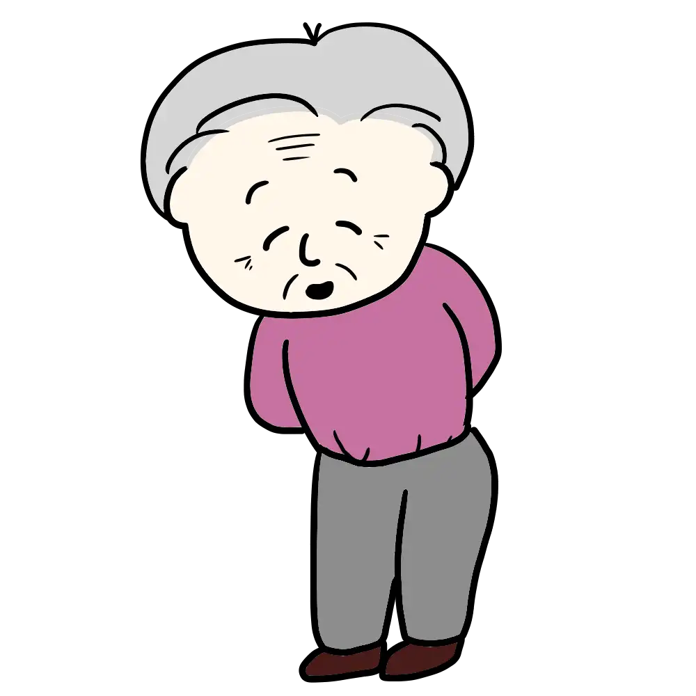 おばあさんのイラスト