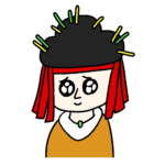 卑弥呼の簡単なイラスト（ぴえん）